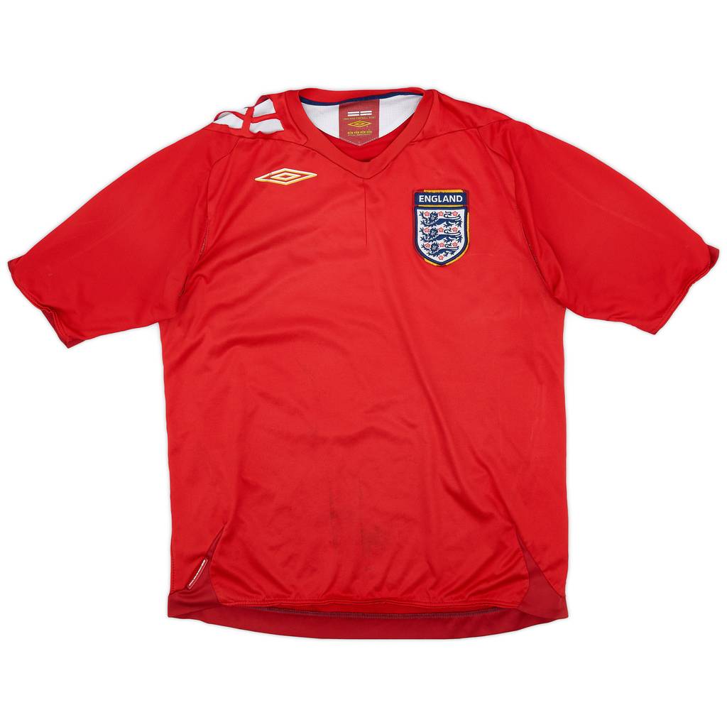 2006-08 England Away Shirt - 4/10 - (L)