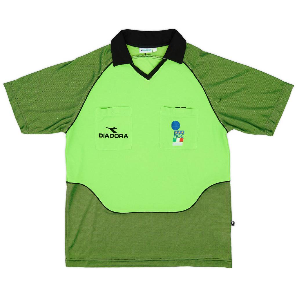 1990s Italy FIGC Diadora Referee Shirt - 7/10 - (L)