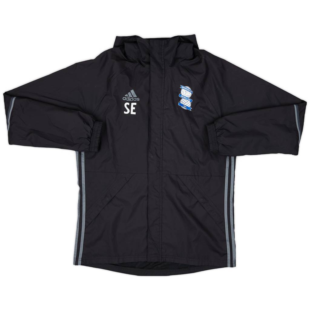 2016-17 Birmingham adidas Staff Issue Hooded Rain Jacket SE - 6/10 - (M)