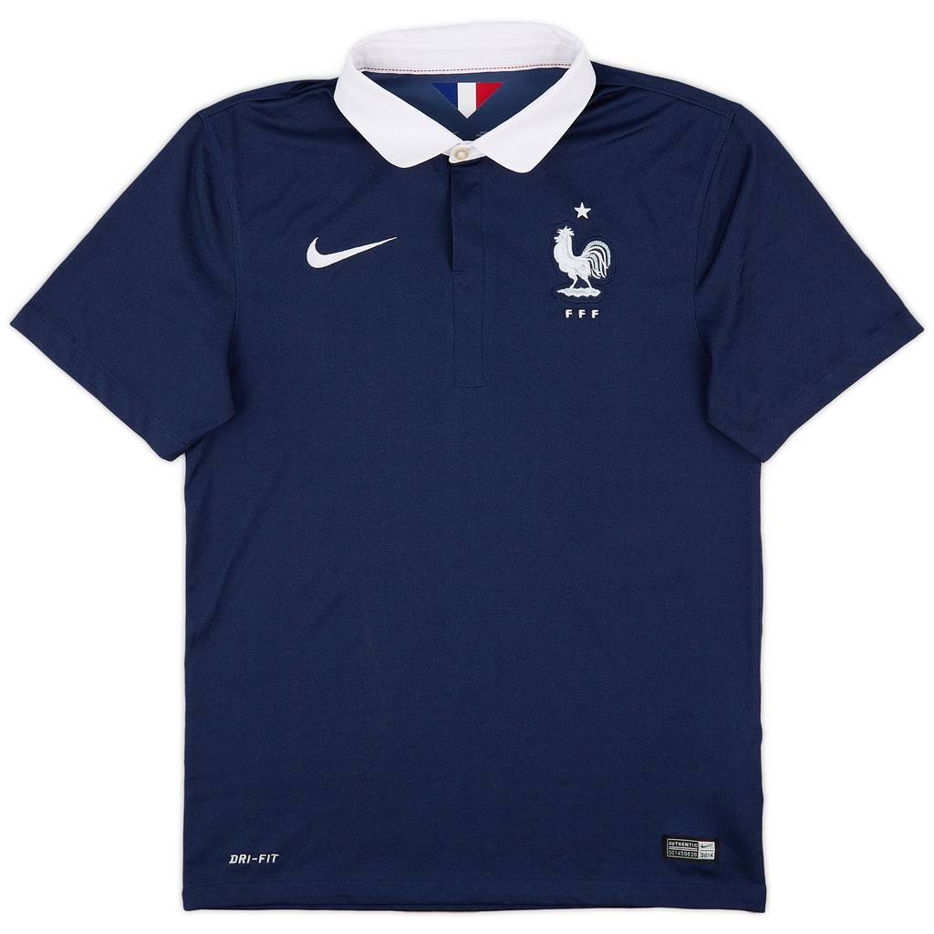2014-15 France Home Shirt - 9/10 - (S)