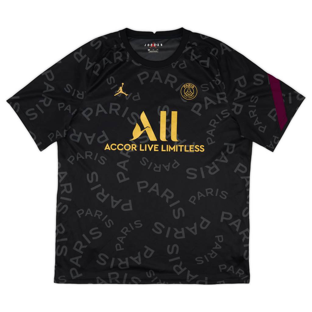 2020-21 Paris Saint-Germain Jordan Pre-Match Training Shirt - 6/10 - (XL)