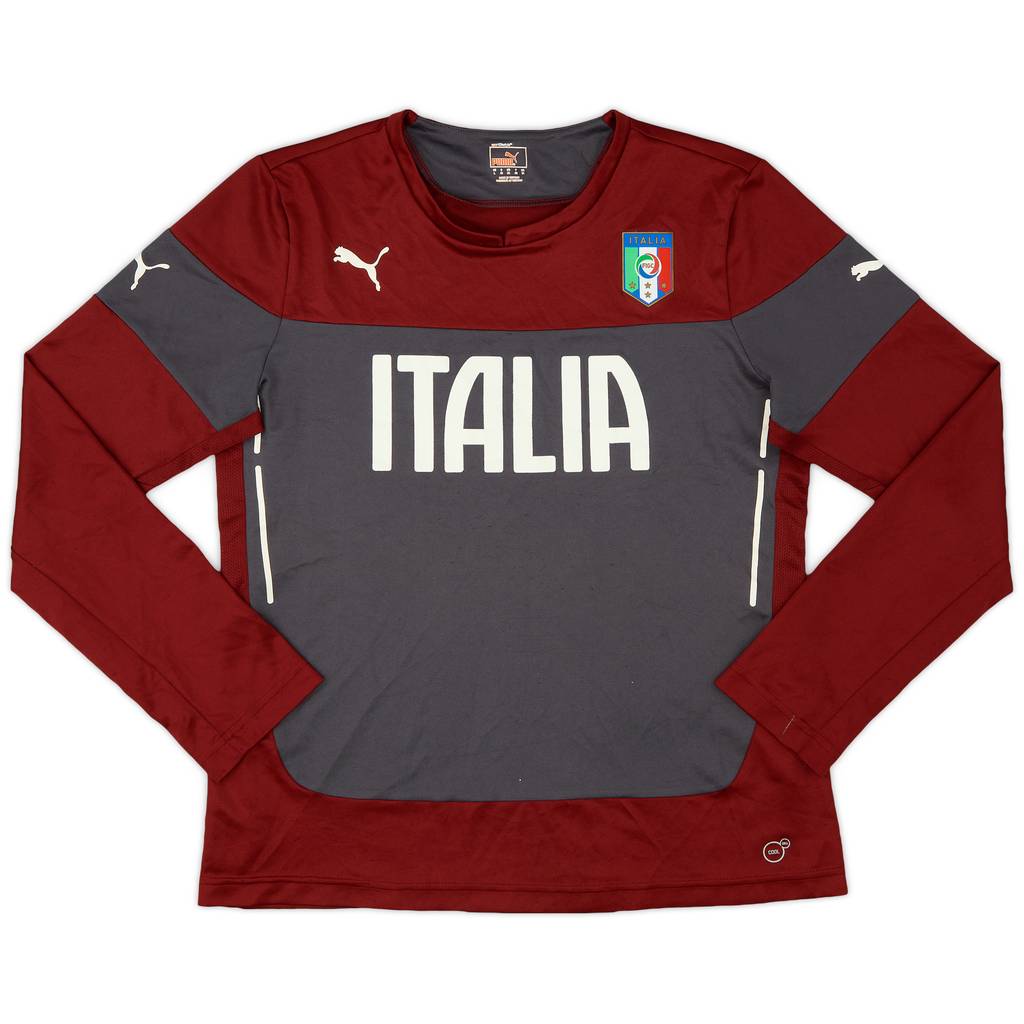 2014-15 Italy Puma Training L/S Shirt - 6/10 - (L)