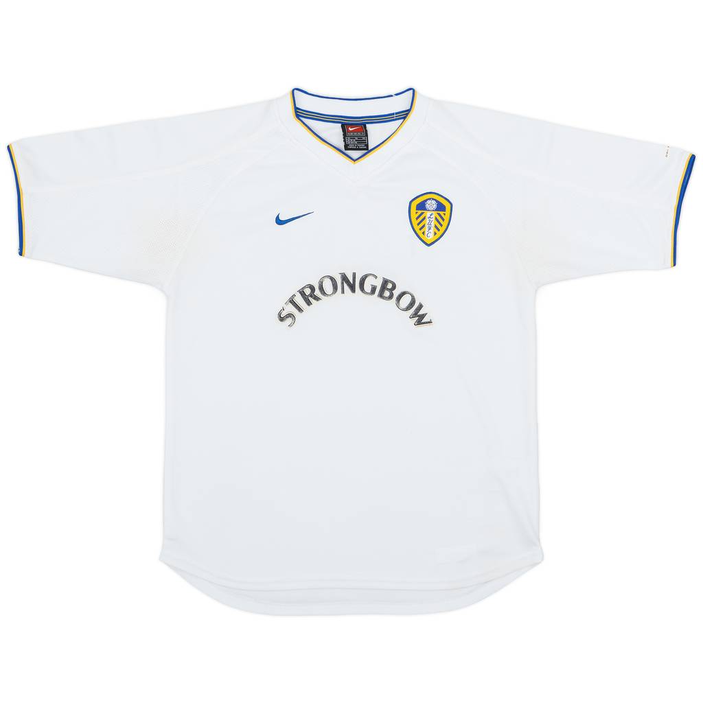2000-02 Leeds United Home Shirt - 7/10 - (XL.Boys)