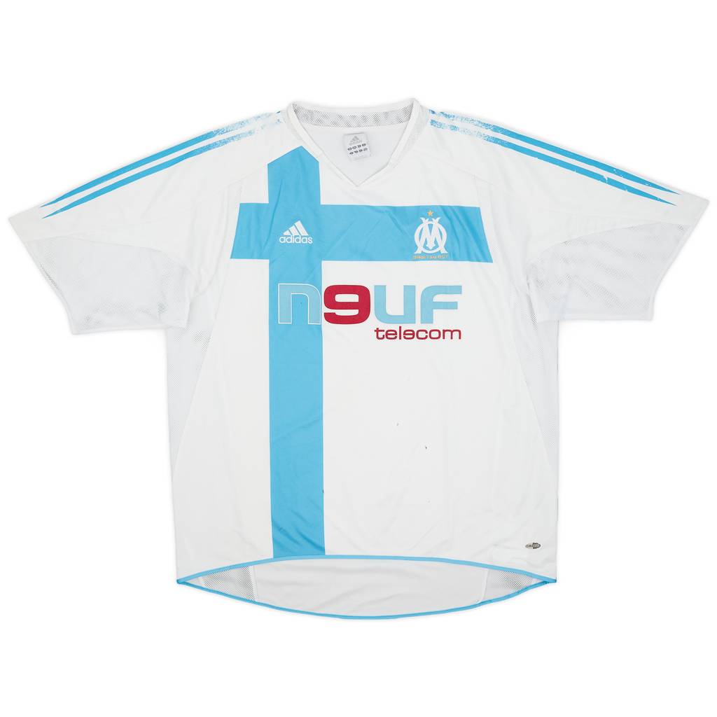 2004-05 Olympique Marseille Home Shirt - 5/10 - (XL)