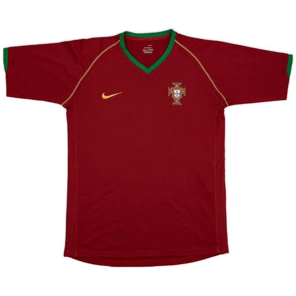 2006-08 Portugal Home Shirt - 6/10 - (XL.Boys)