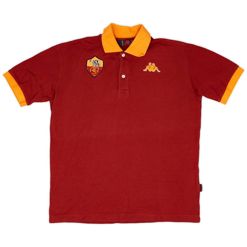 2009-10 Roma Kappa Polo Shirt - 9/10 - (YXXXL)