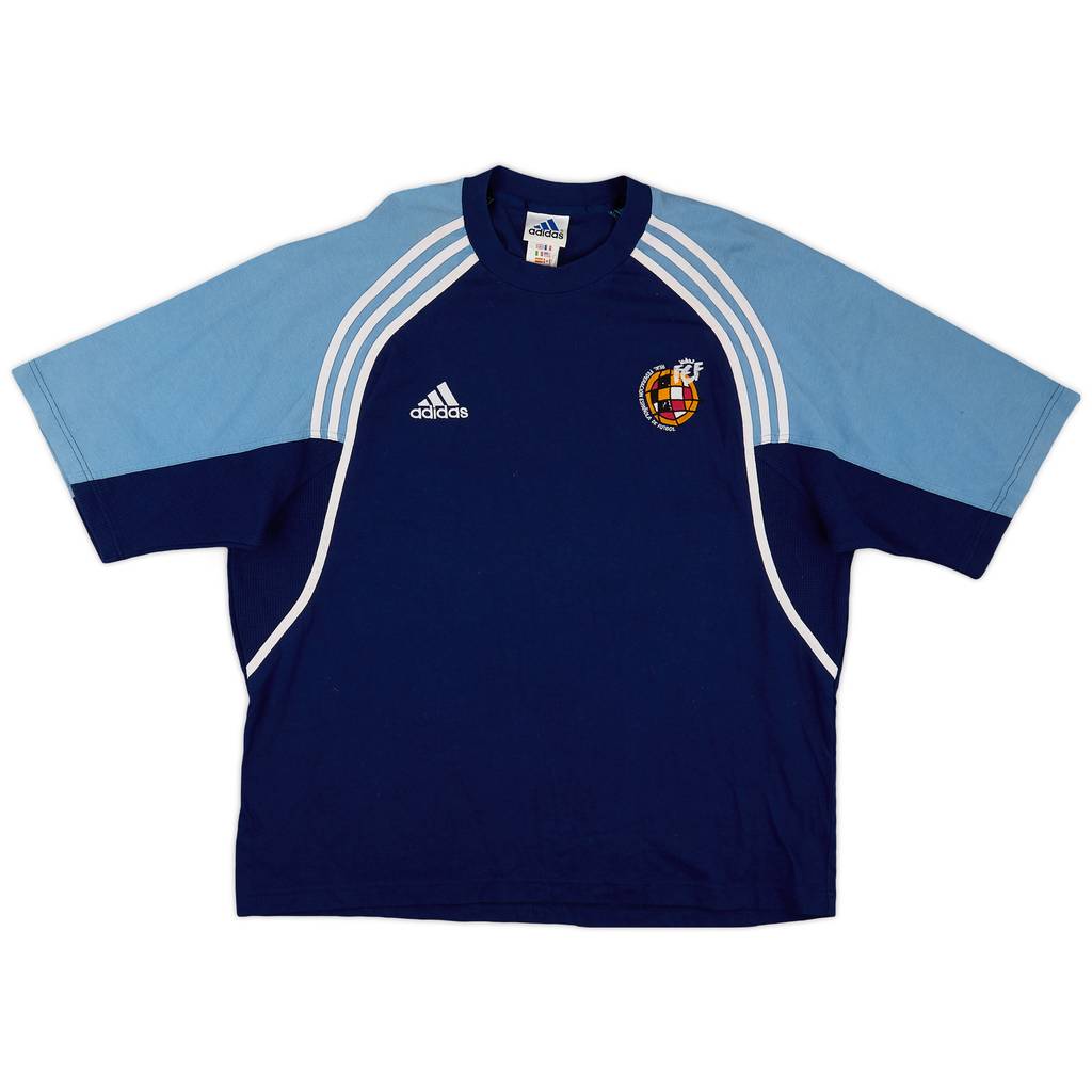 2000-01 Spain adidas Cotton Tee - 7/10 - (XXL)