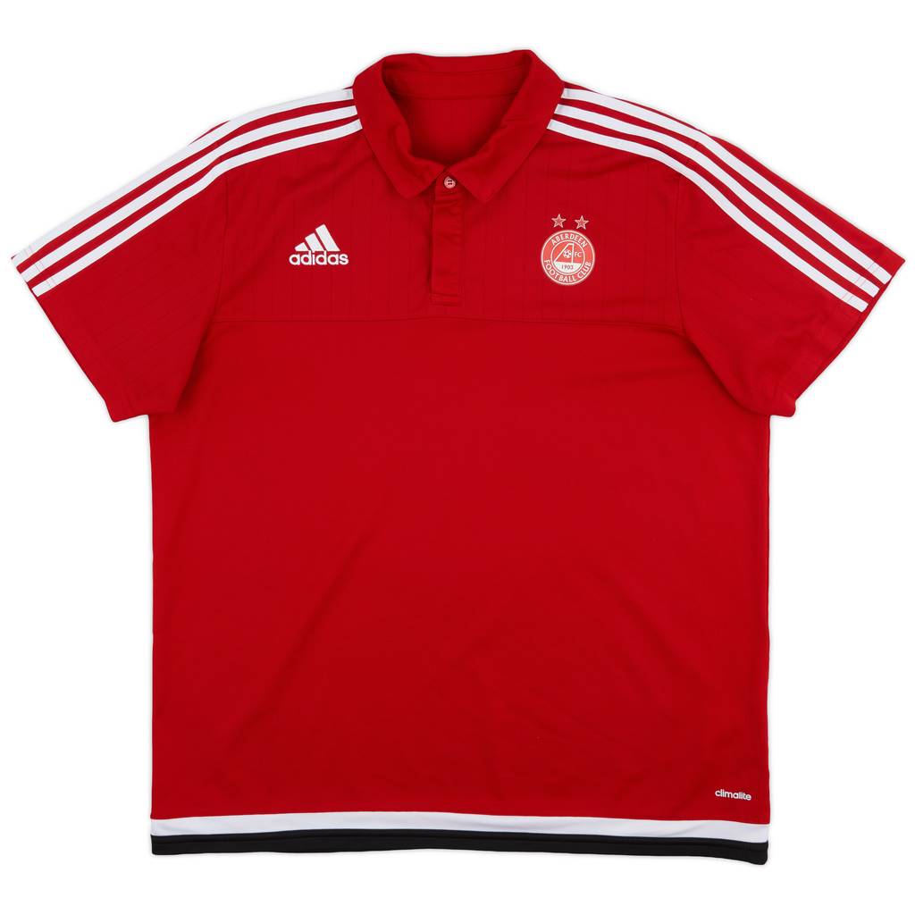 2015-16 Aberdeen adidas Polo Shirt - 8/10 - (XL)