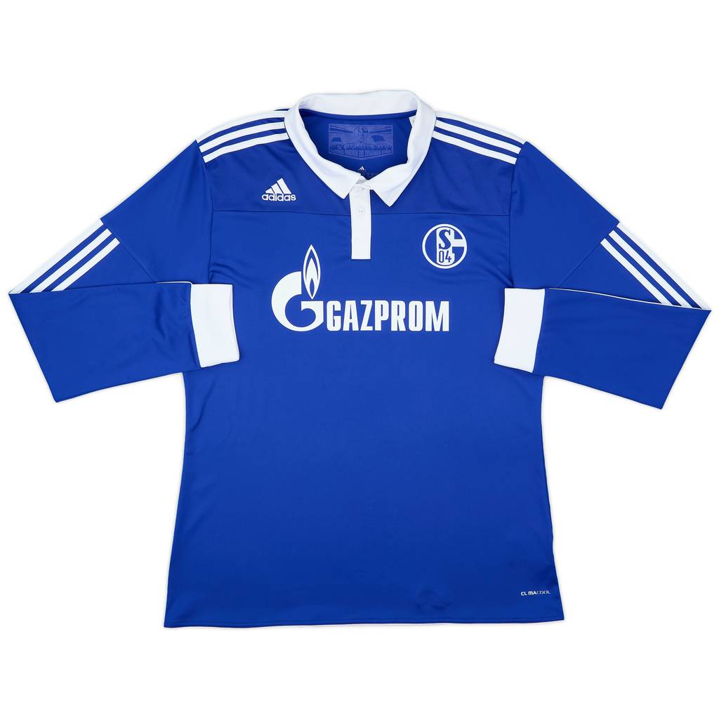 2010-12 Schalke Home L/S Shirt - 10/10 - (XL)