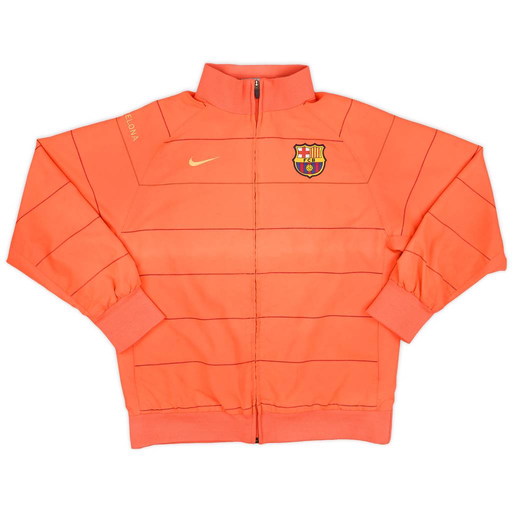 2008-09 Barcelona Nike Track Jacket - 7/10 - (L.Boys)