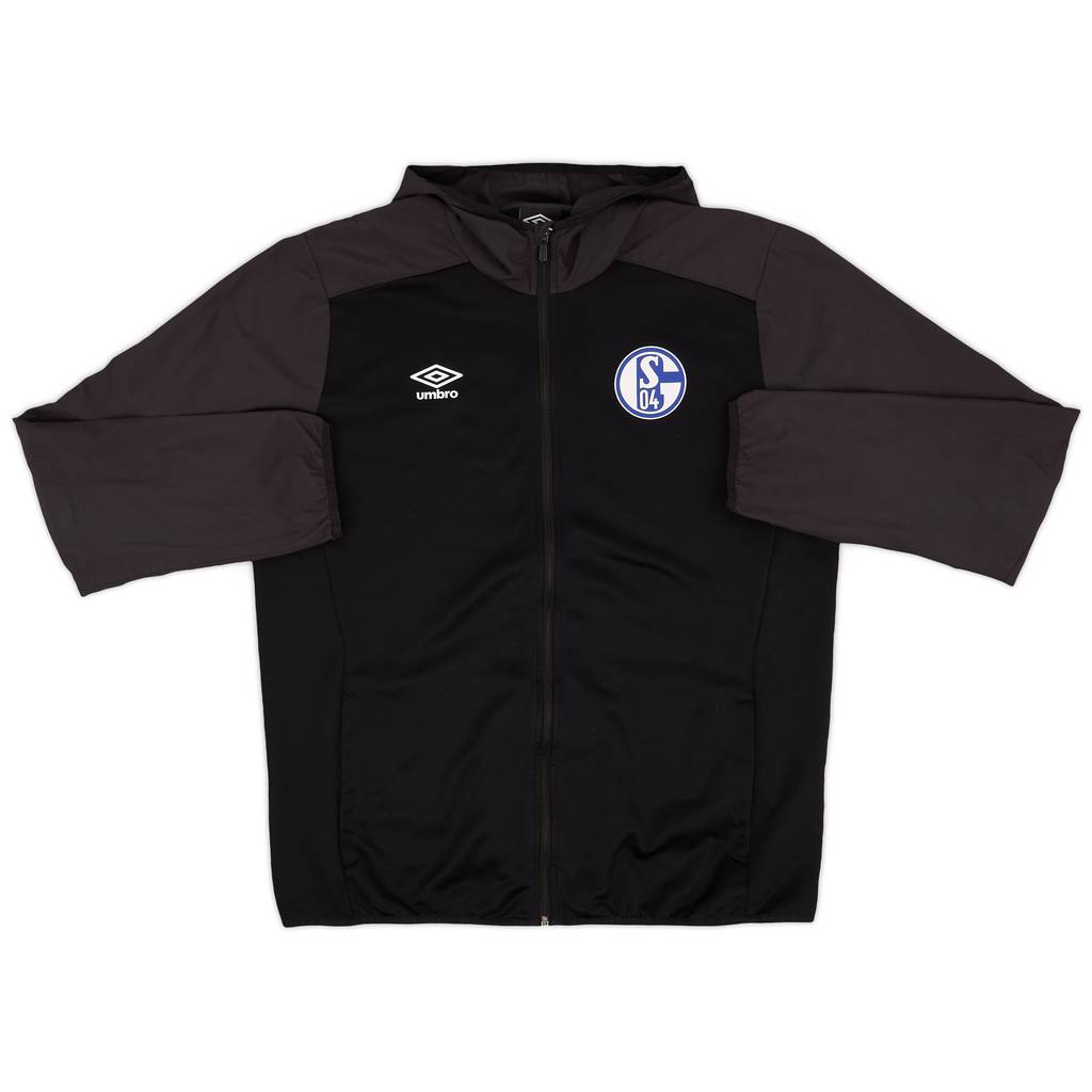 2019-20 Schalke Umbro Hooded Rain Jacket - 8/10 - (XL)