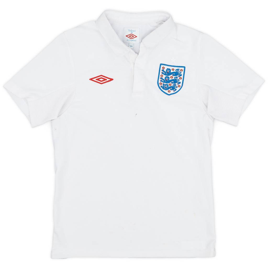 2009-10 England Home Shirt - 6/10 - (S.Boys)