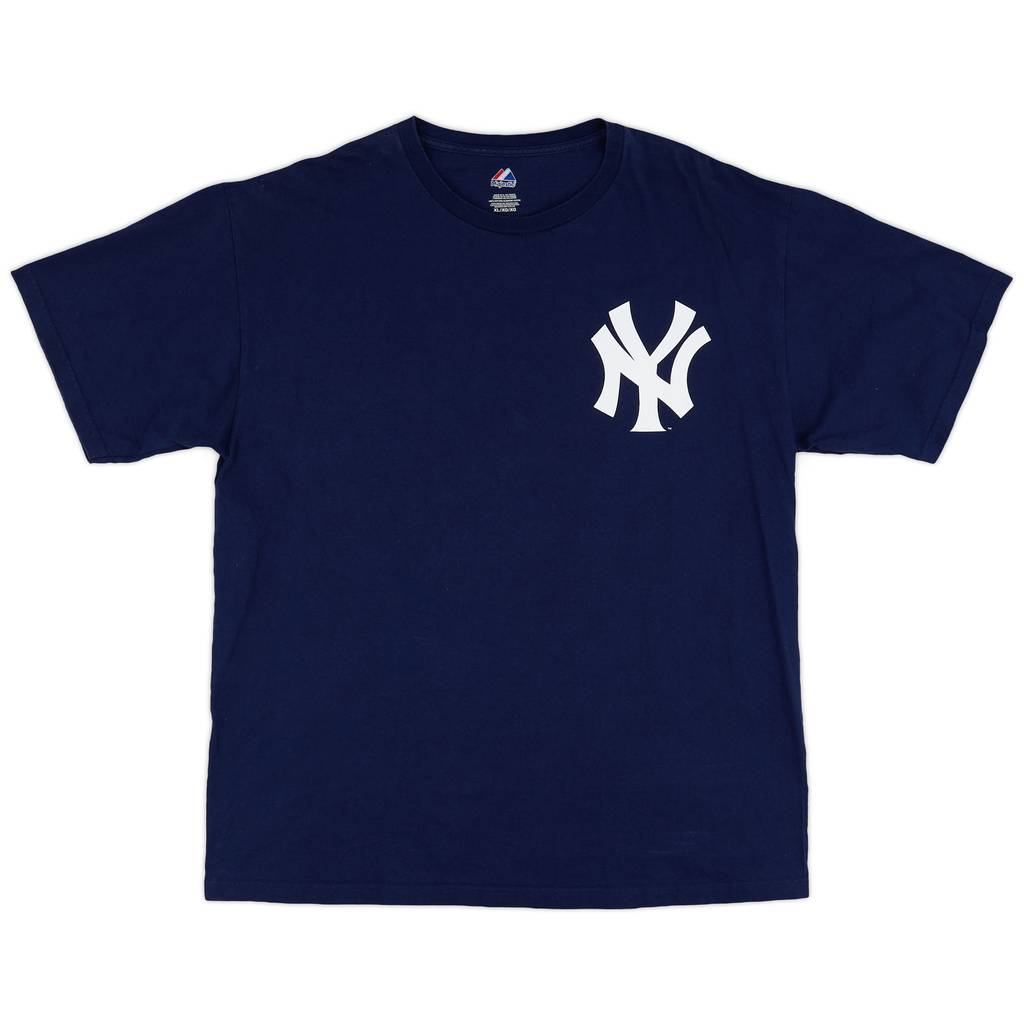 2011 New York Yankees Majestic Tee - 9/10 - (XL)