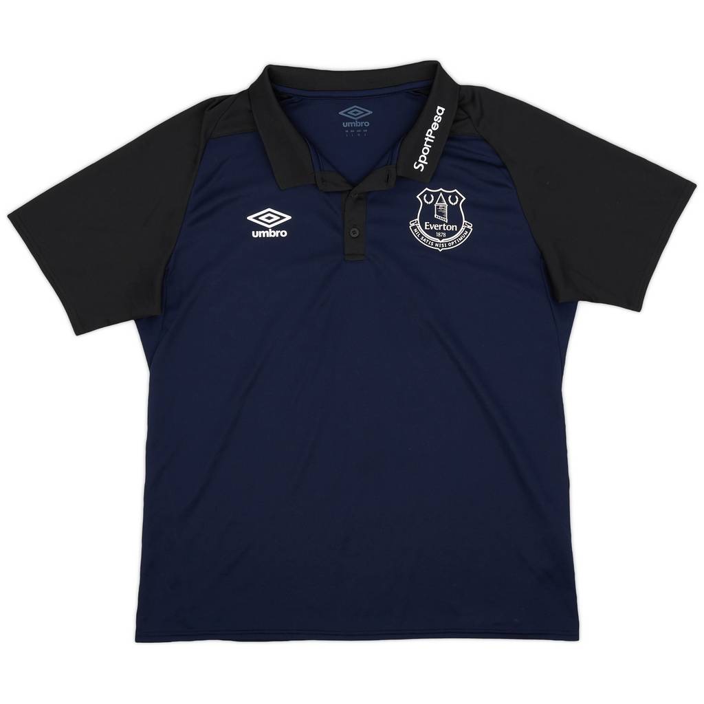 2017-18 Everton Umbro Polo Shirt - 9/10 - (L)