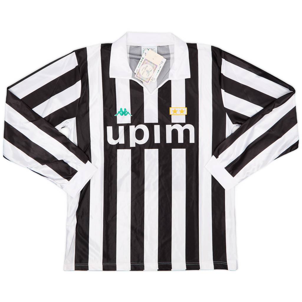 1990-92 Juventus Basic Home L/S Shirt (XL)