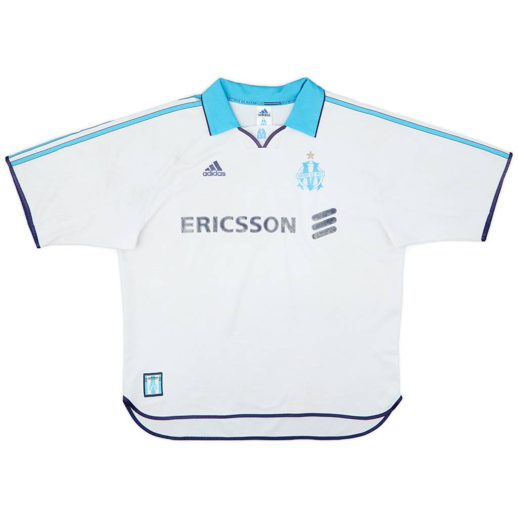 1999-00 Olympique Marseille Home Shirt - 5/10 - (XL)