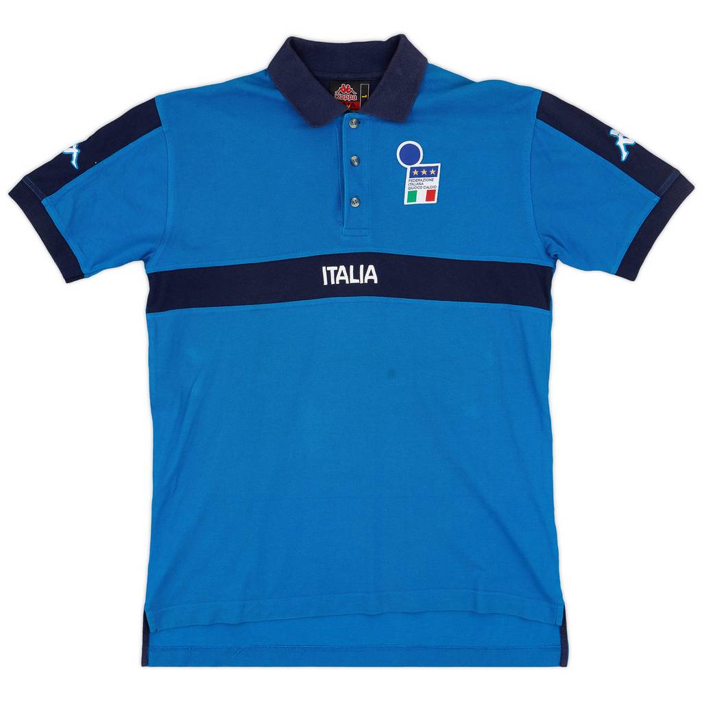 1999-00 Italy Kappa Polo Shirt - 8/10 - (L)