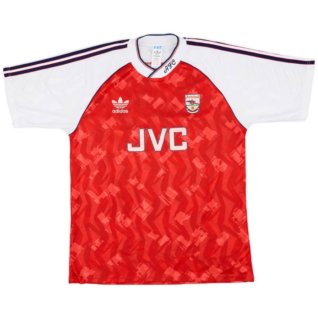 1990-92 Arsenal Home Shirt - 8/10 - (L/XL)