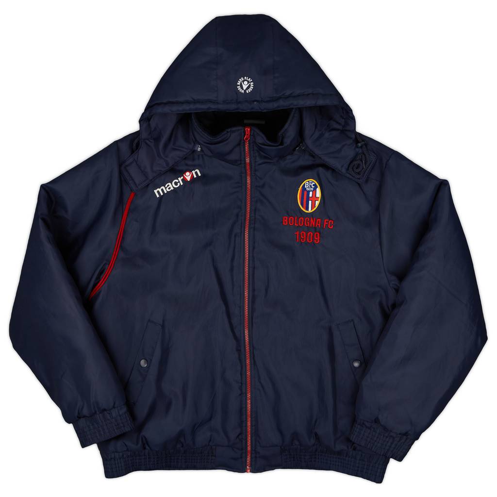 2007-09 Bologna Macron Padded Bench Coat - 9/10 - (L)