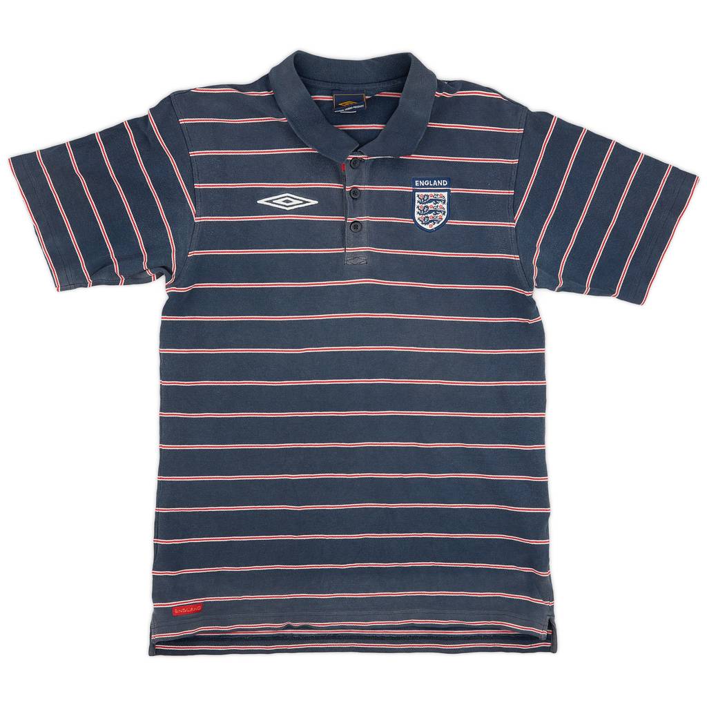 2006-08 England Umbro Polo Shirt - 6/10 - (L)