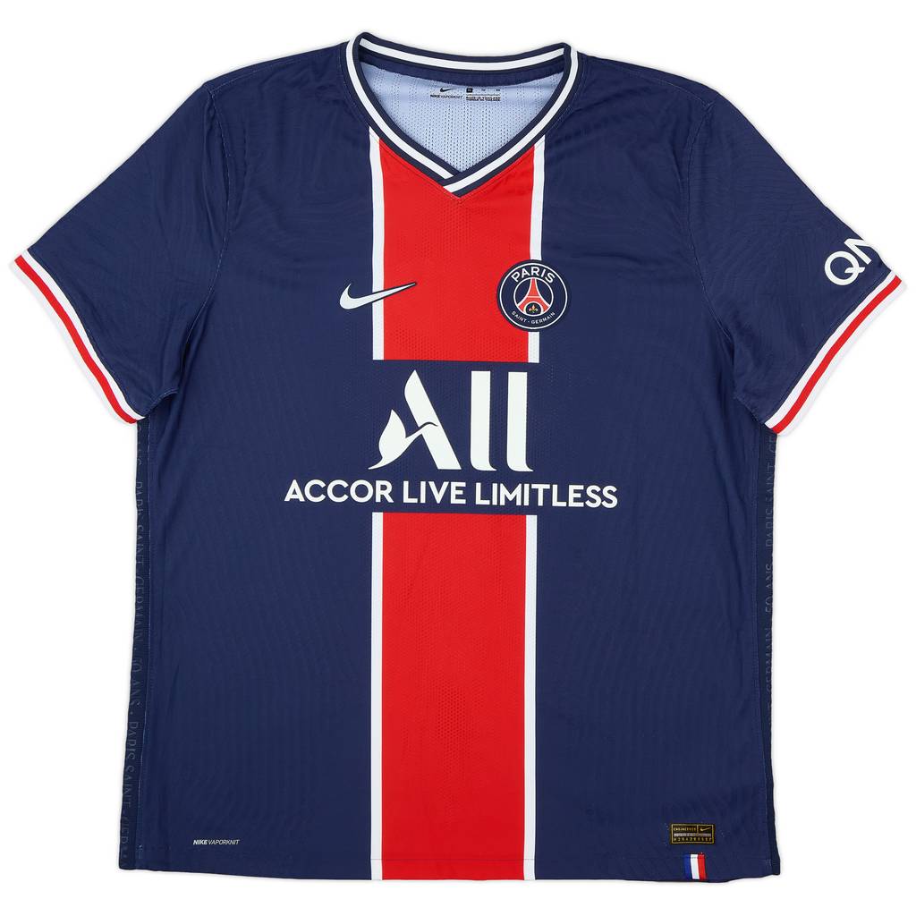 2020-21 Paris Saint-Germain Authentic Home Shirt - 9/10 - (XL)