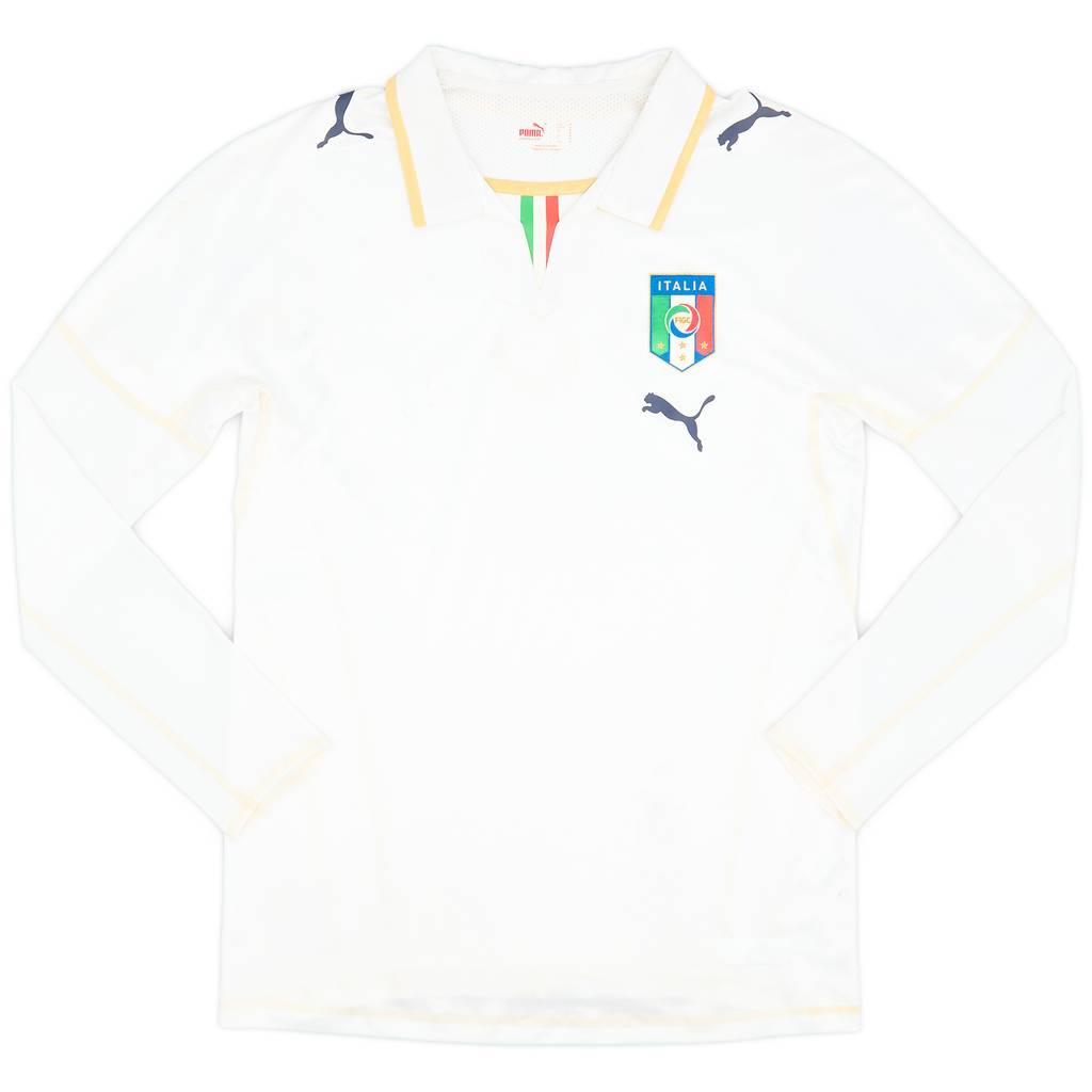 2007-08 Italy Player Issue Away L/S Shirt - 6/10 - (M)