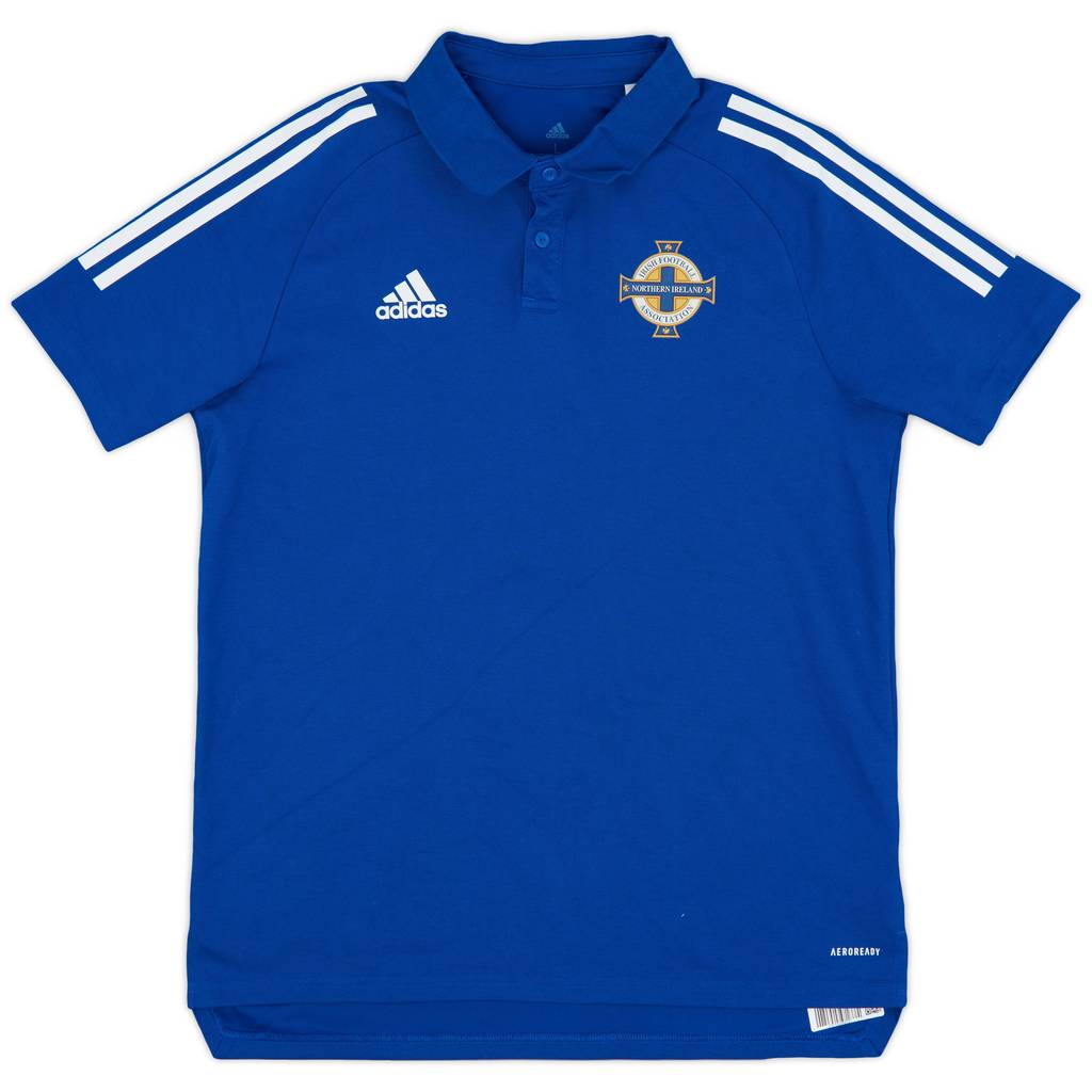 2021-22 Northern Ireland adidas Polo Shirt - 9/10 - (L)