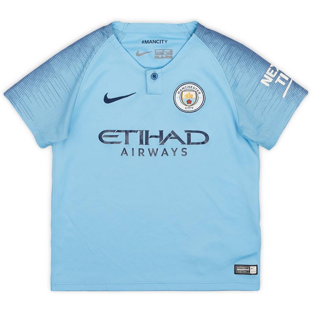 2018-19 Manchester City Home Shirt - 8/10 - (4-5 Years)