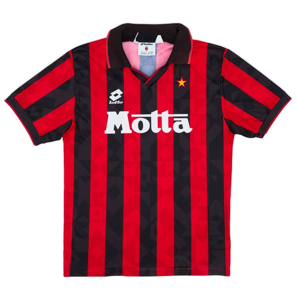 1993-94 AC Milan Home Shirt - 6/10 - (M)