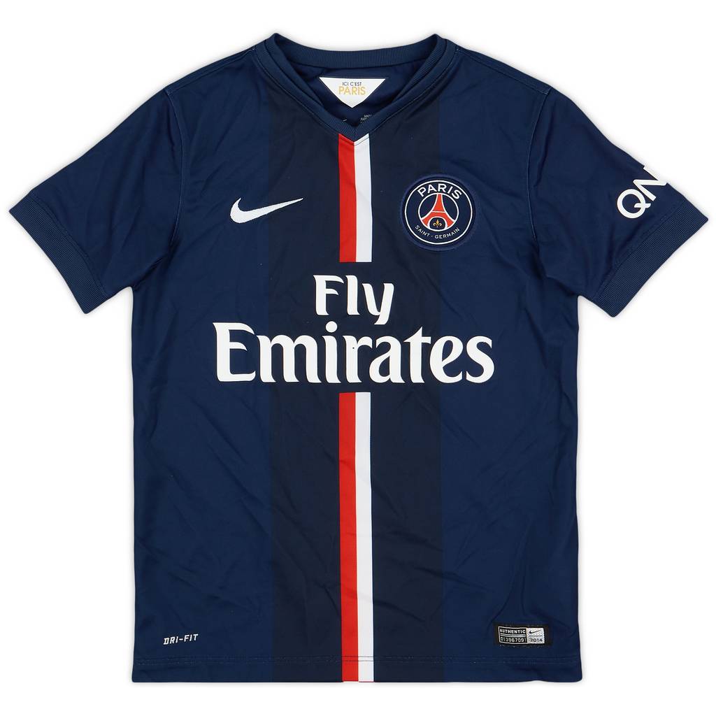 2014-15 Paris Saint-Germain Home Shirt - 7/10 - (S.Boys)
