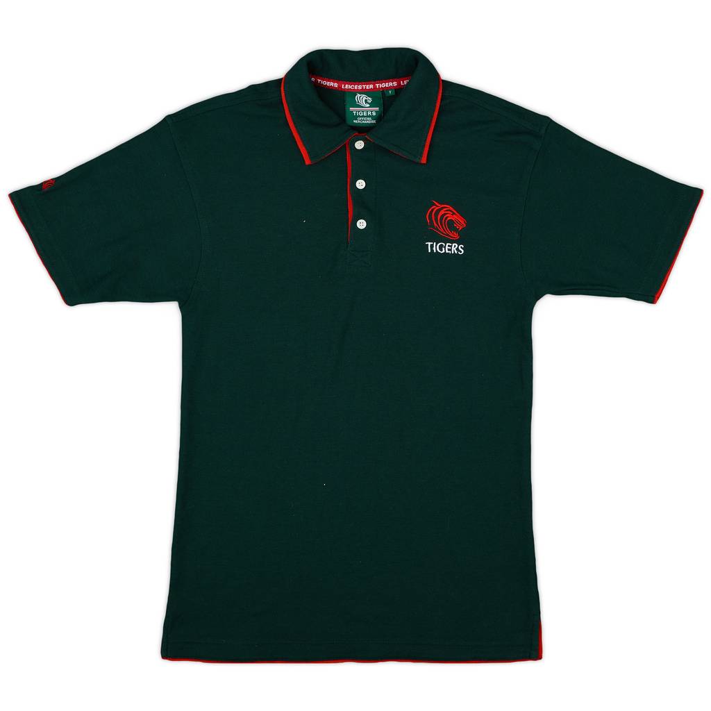 2000s Leicester Tigers Rugby Polo Shirt - 9/10 - (XL.Boys)