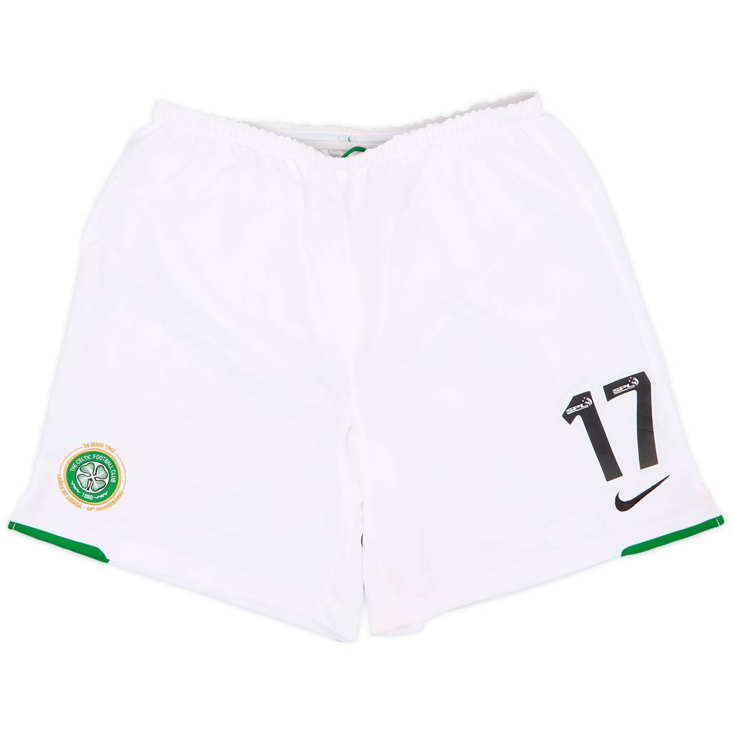 2007-08 Celtic Home Shorts #17 - 8/10 - (L)