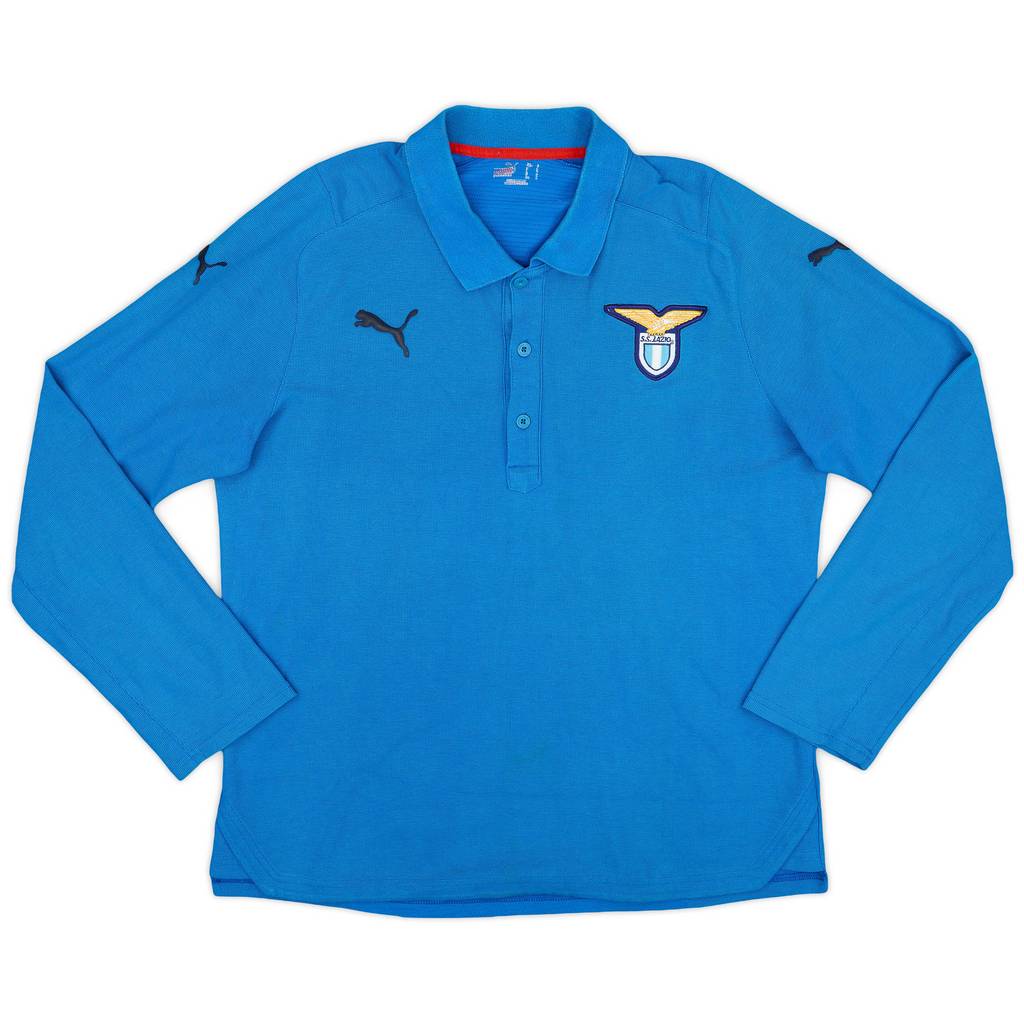2010-11 Lazio Puma Polo L/S Shirt - 7/10 - (L)