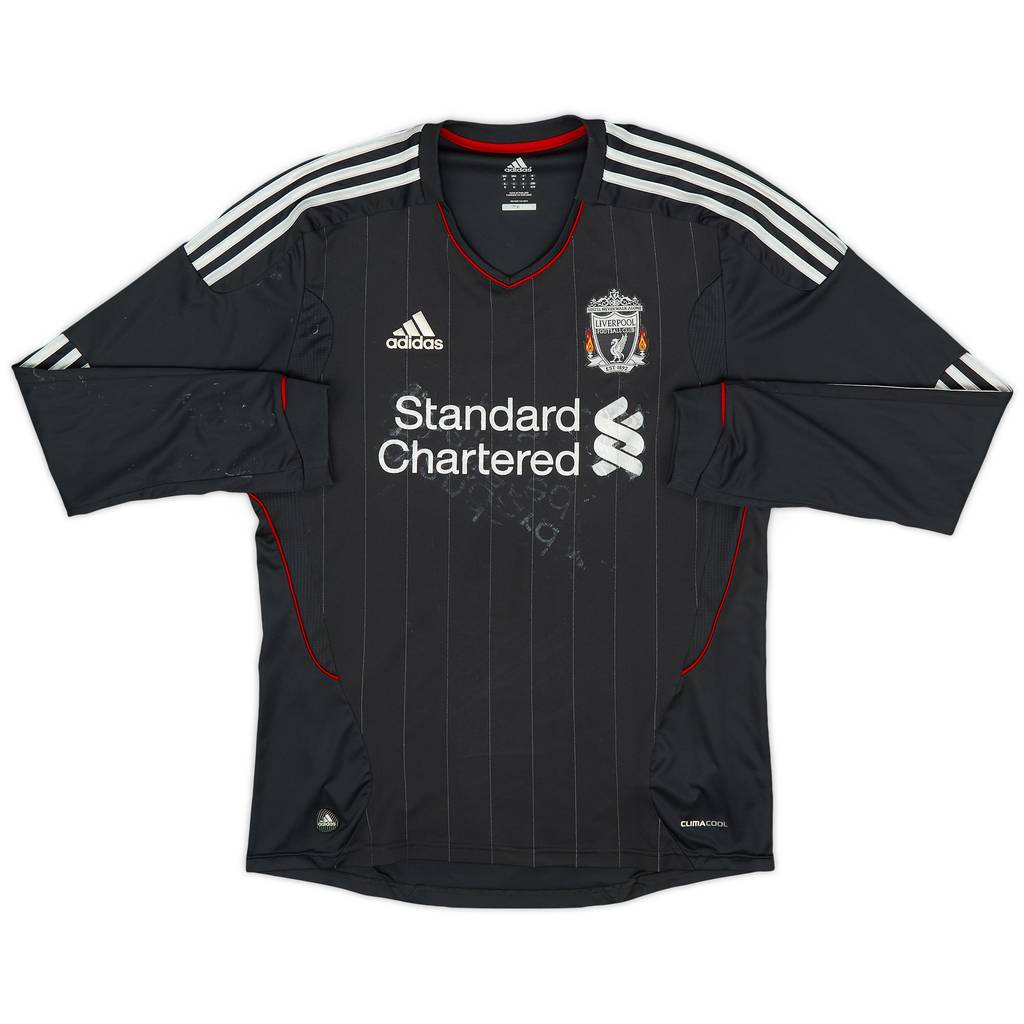 2011-12 Liverpool Away L/S Shirt - 4/10 - (M)