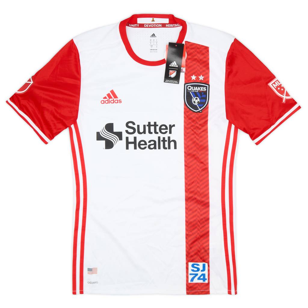 2016-17 San Jose Earthquakes Authentic Away Shirt (S)