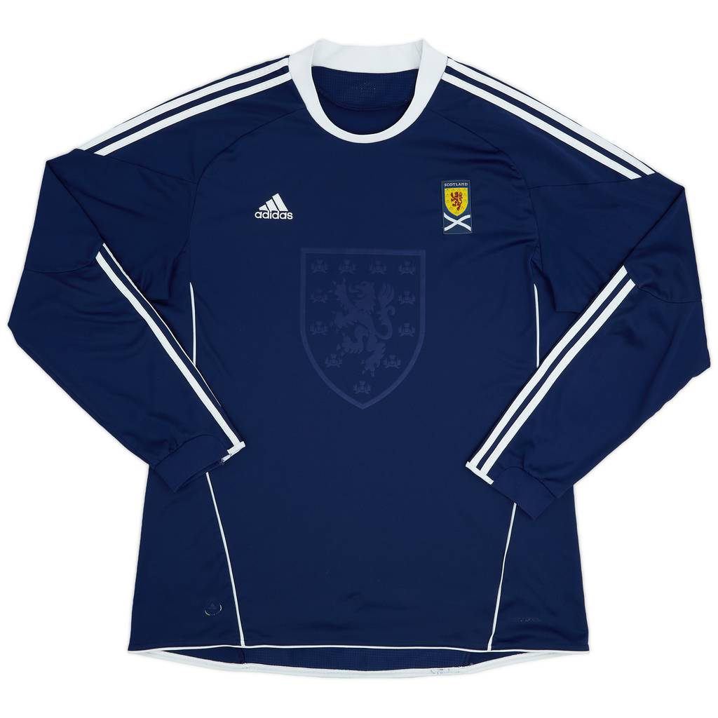2010-11 Scotland Home L/S Shirt - 7/10 - (XL)