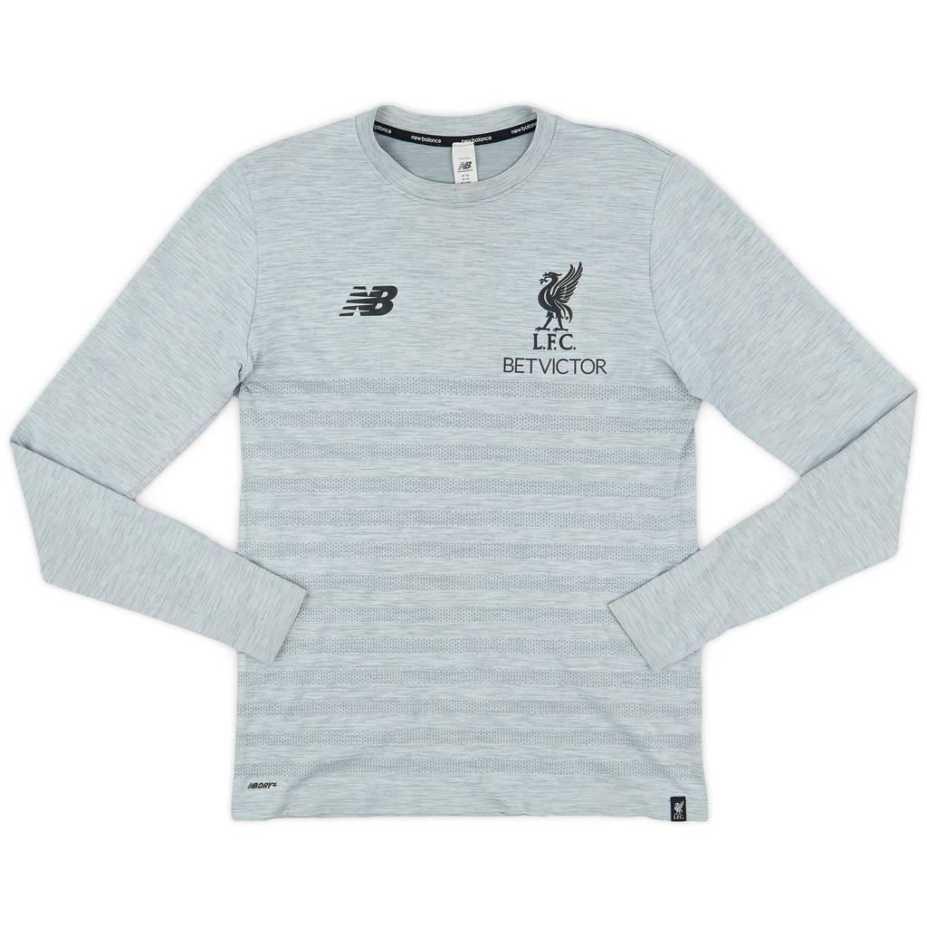 2018-19 Liverpool New Balance Training L/S Shirt - 6/10 - (M)