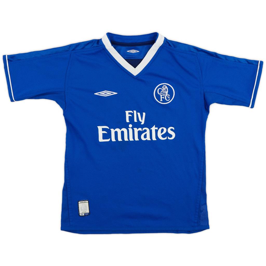2003-05 Chelsea Home Shirt - 9/10 - (S.Boys)