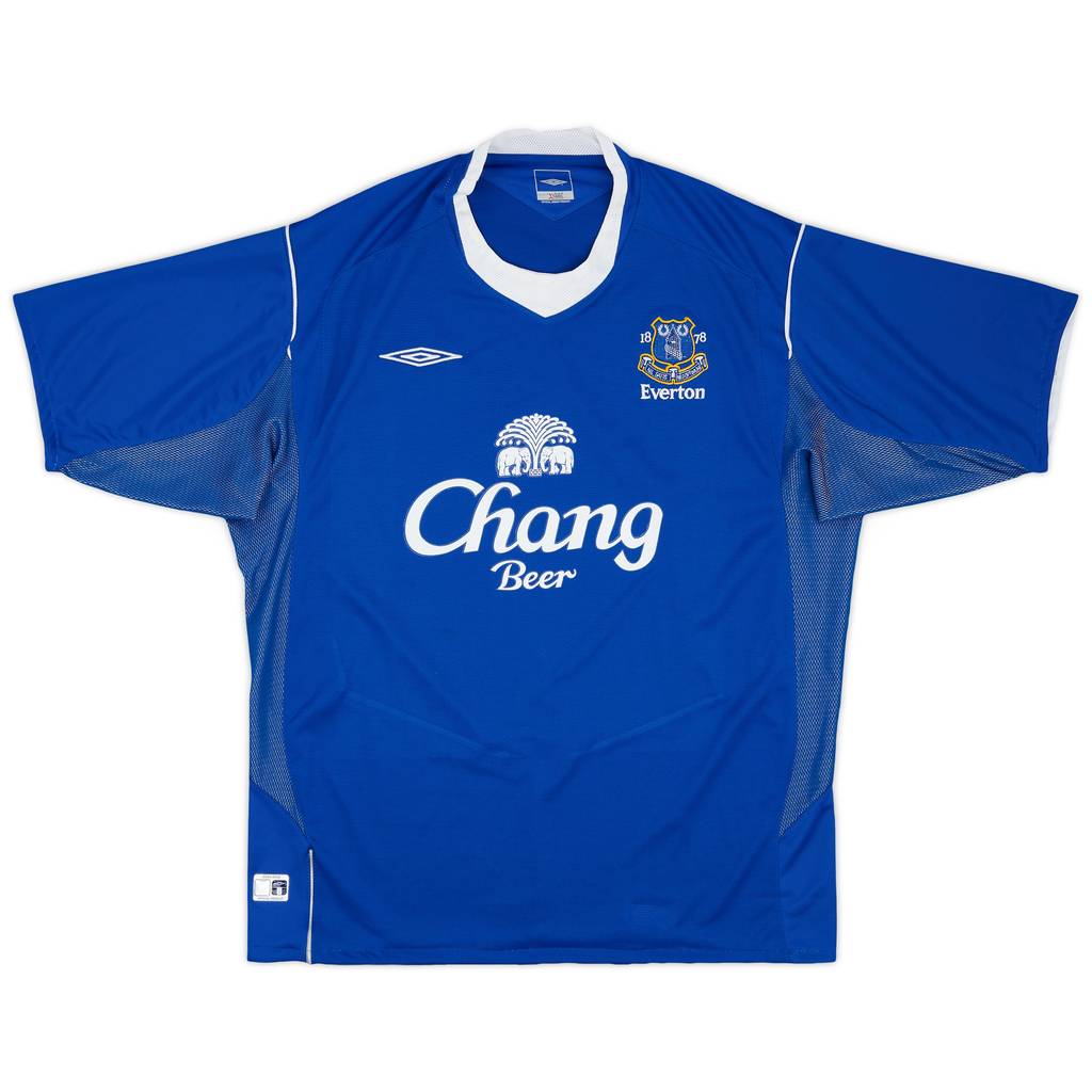 2004-05 Everton Home Shirt - 7/10 - (XL)