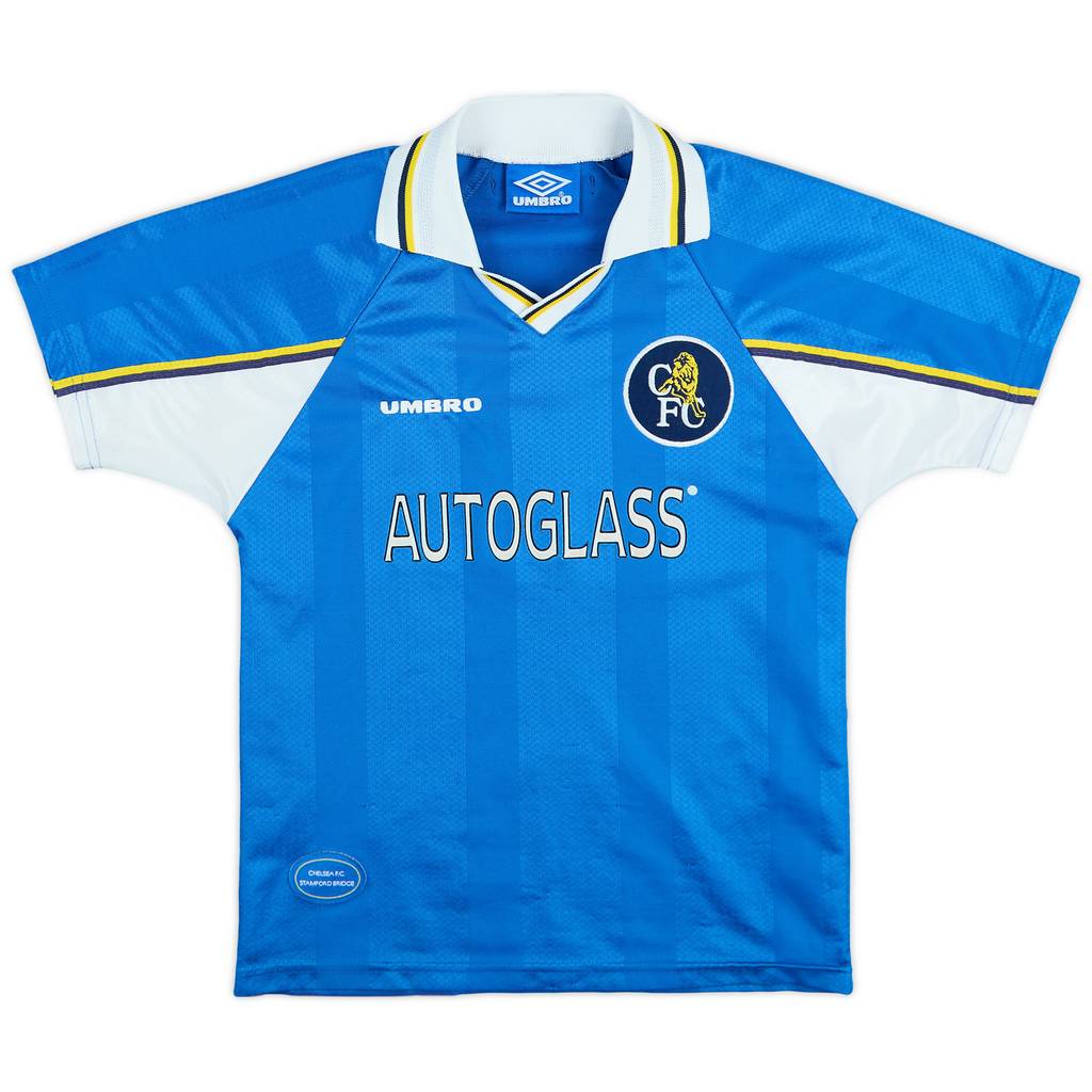 1997-99 Chelsea Home Shirt - 8/10 - (M.Boys)