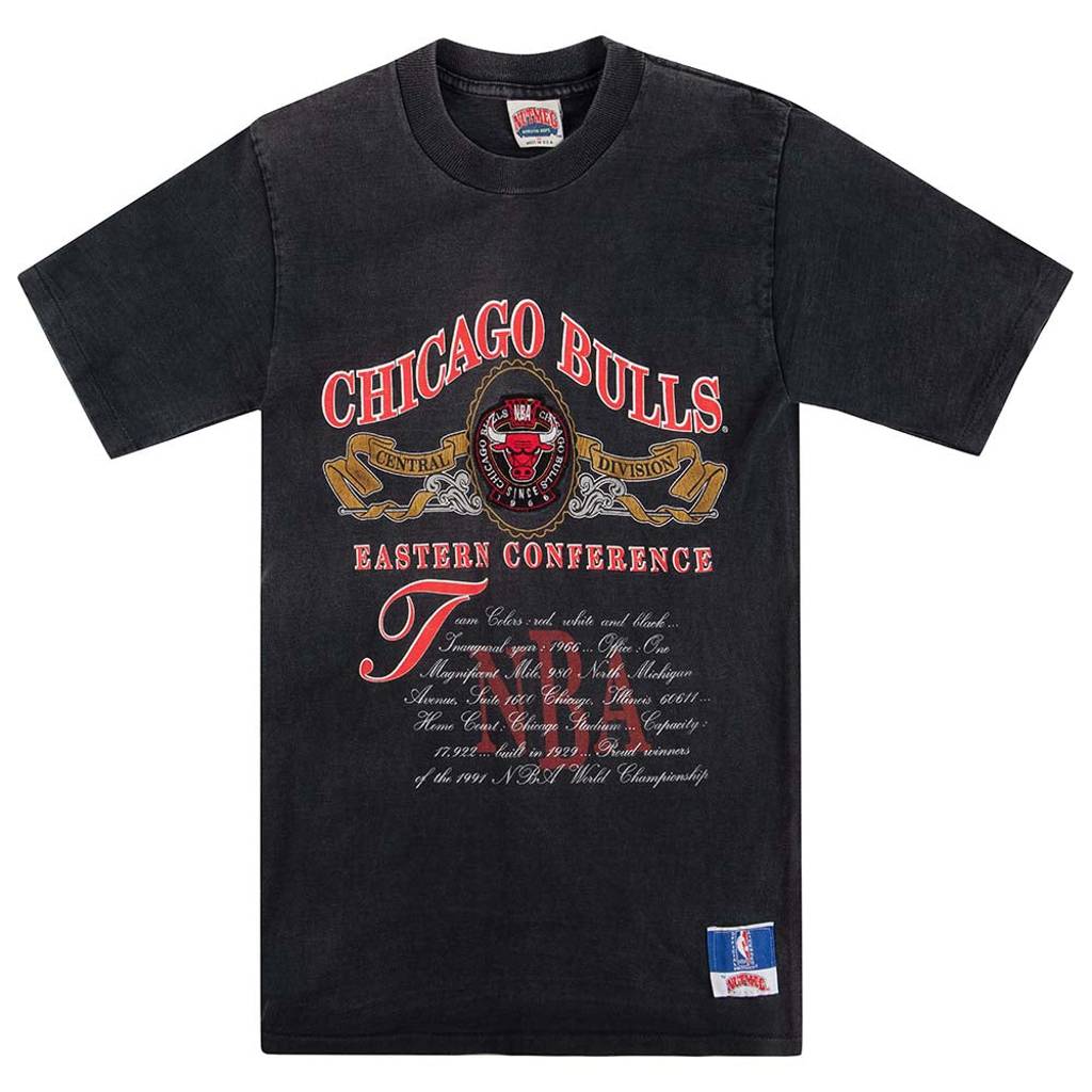 1991 Chicago Bulls Nutmeg Graphic Tee M