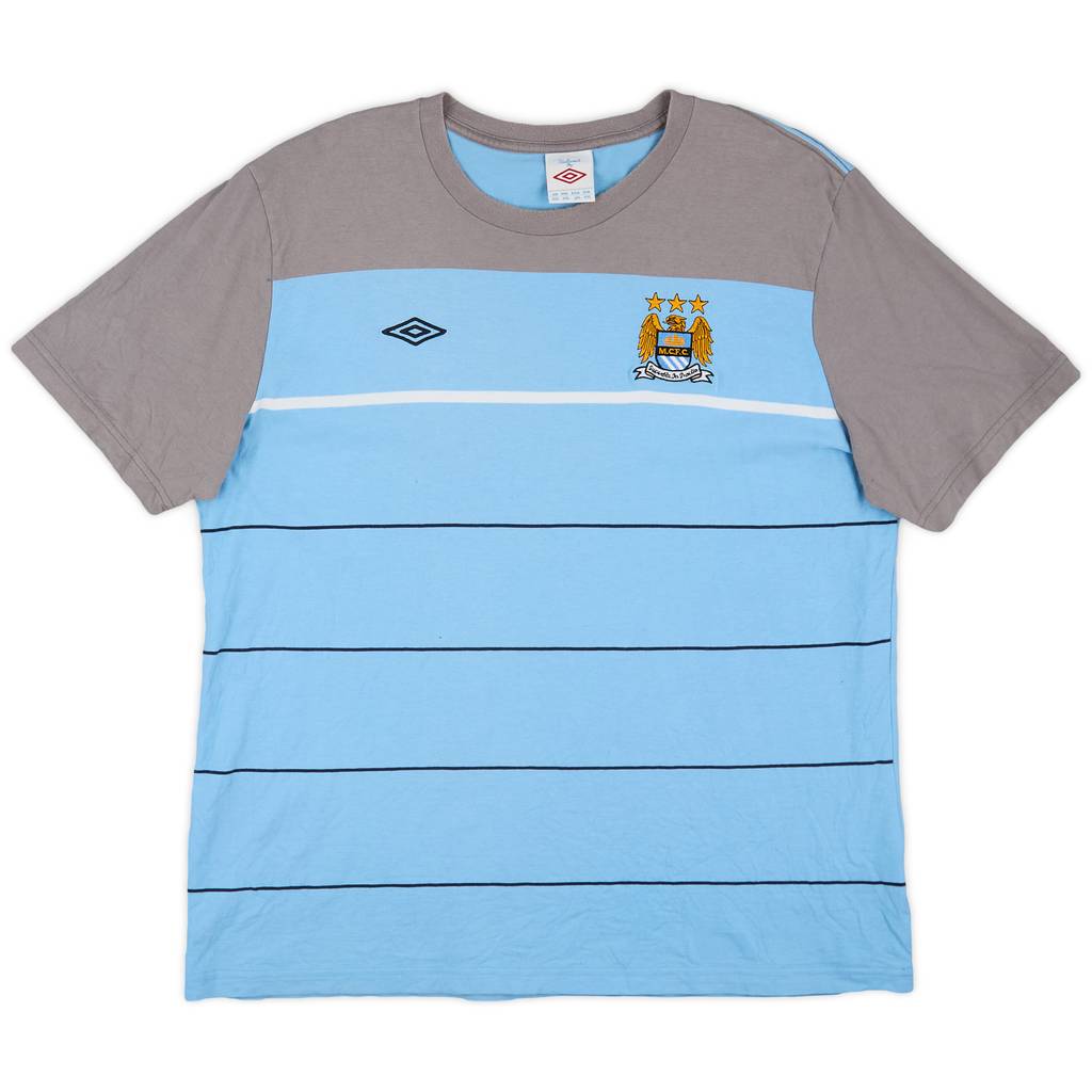 2010-11 Manchester City Umbro Cotton Tee - 8/10 - (XXL)