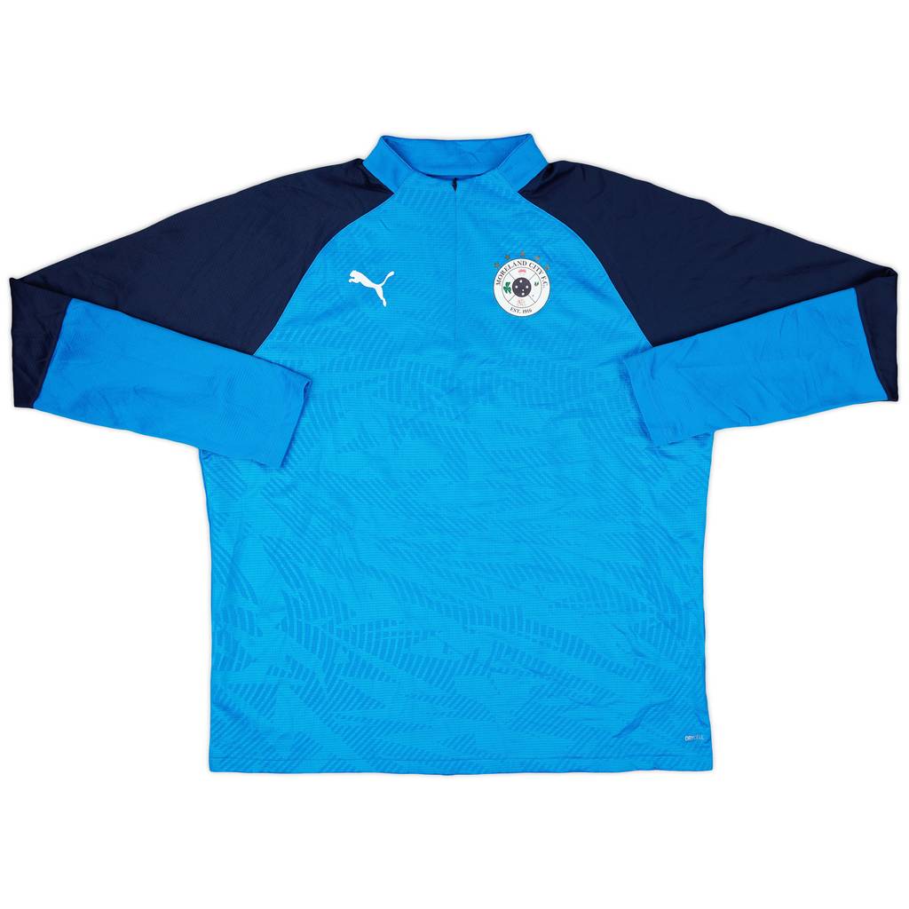 2018-19 Moreland City Puma 1/4 Zip Training Top - 9/10 - (XL)