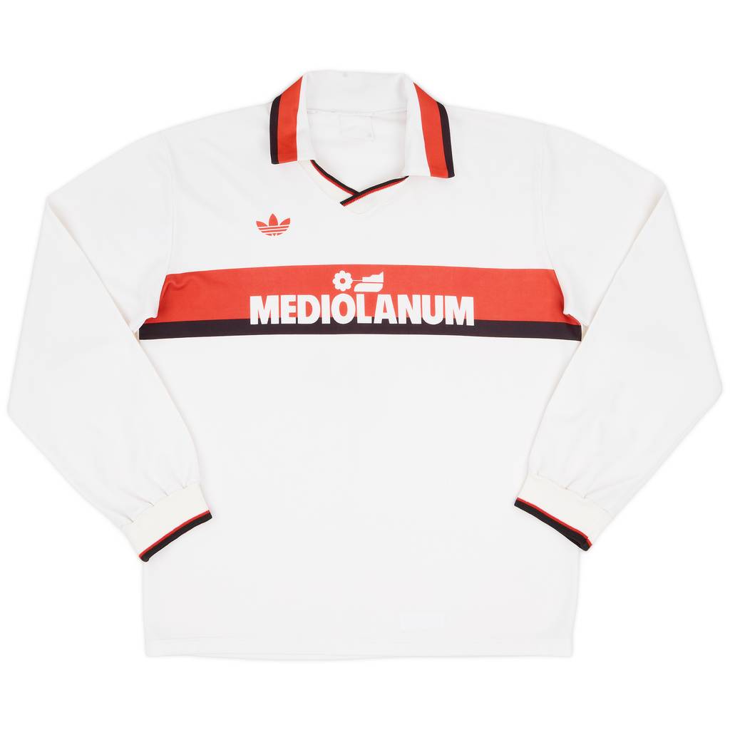 1990-91 AC Milan Away L/S Shirt - 6/10 - (L)