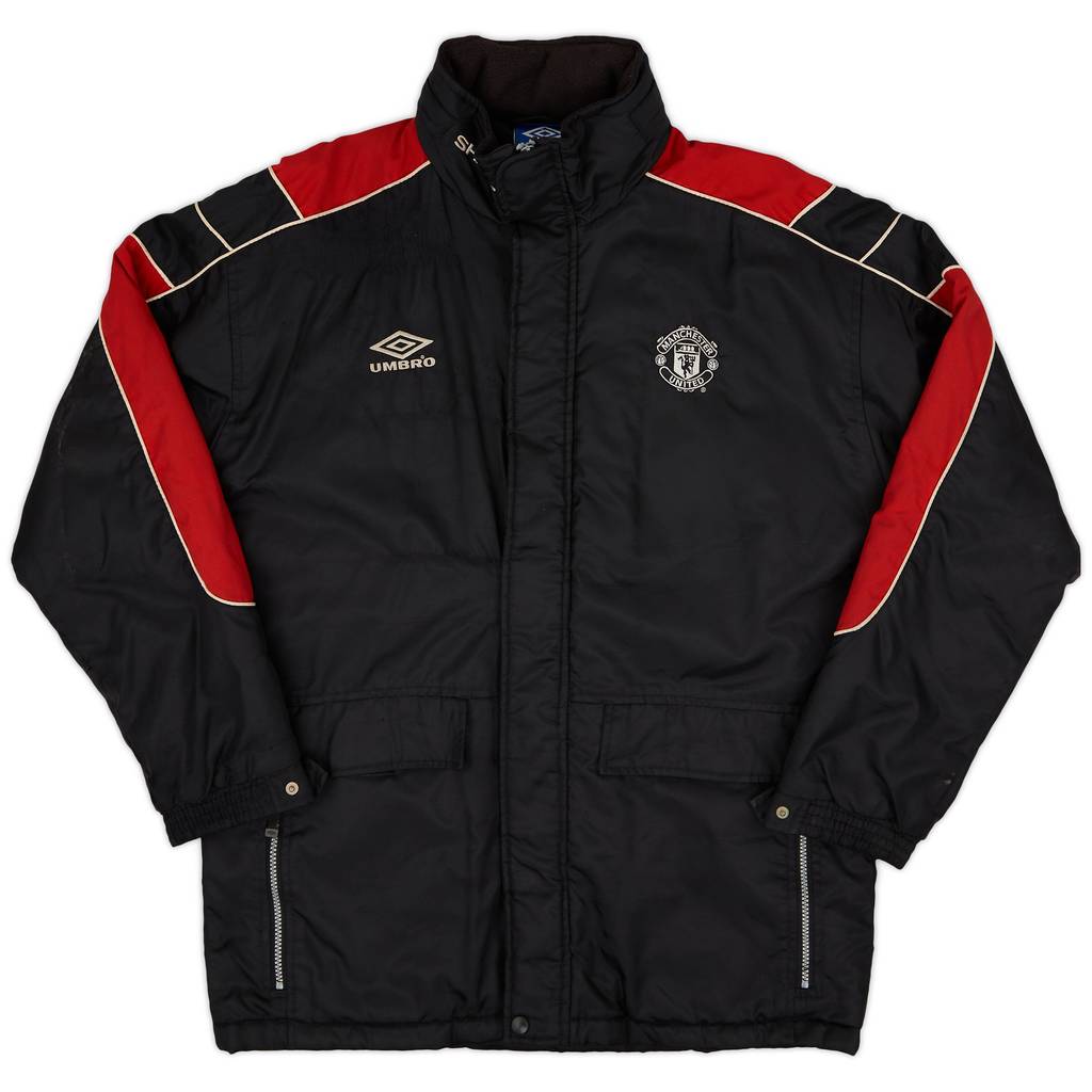 1999-00 Manchester United Umbro Padded Bench Coat - 8/10 - (M)