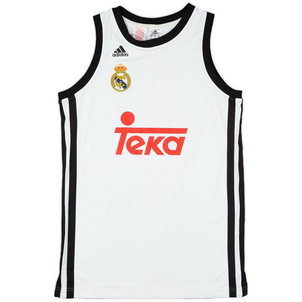 2014-15 Real Madrid adidas Basketball Training Vest - 5/10 - (XL.Boys)
