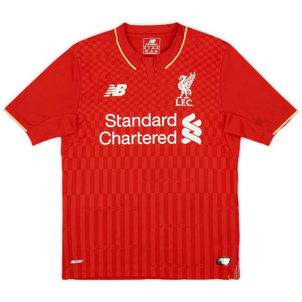 2015-16 Liverpool Home Shirt - 8/10 - (S.Boys)