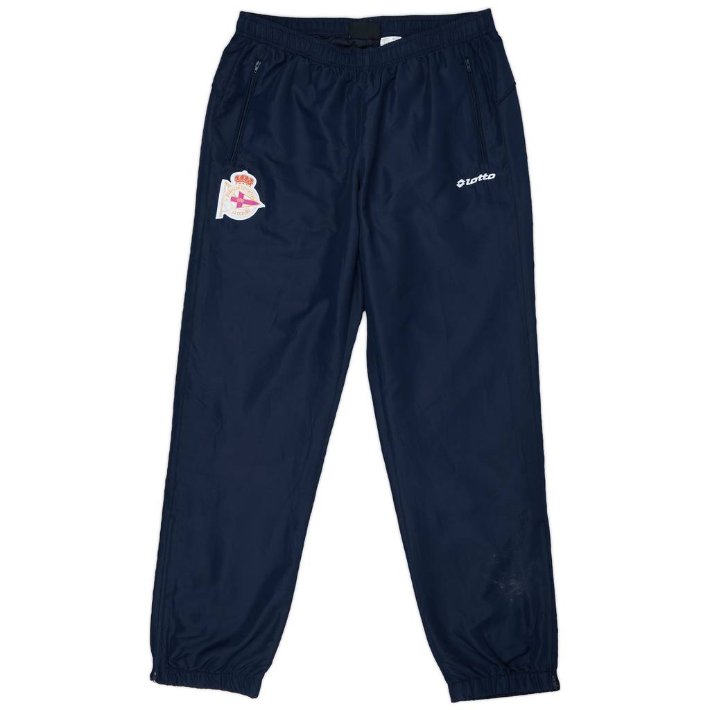 2013-14 Deportivo de La Coruna Lotto Track Pants/Bottoms - 8/10 - (L)