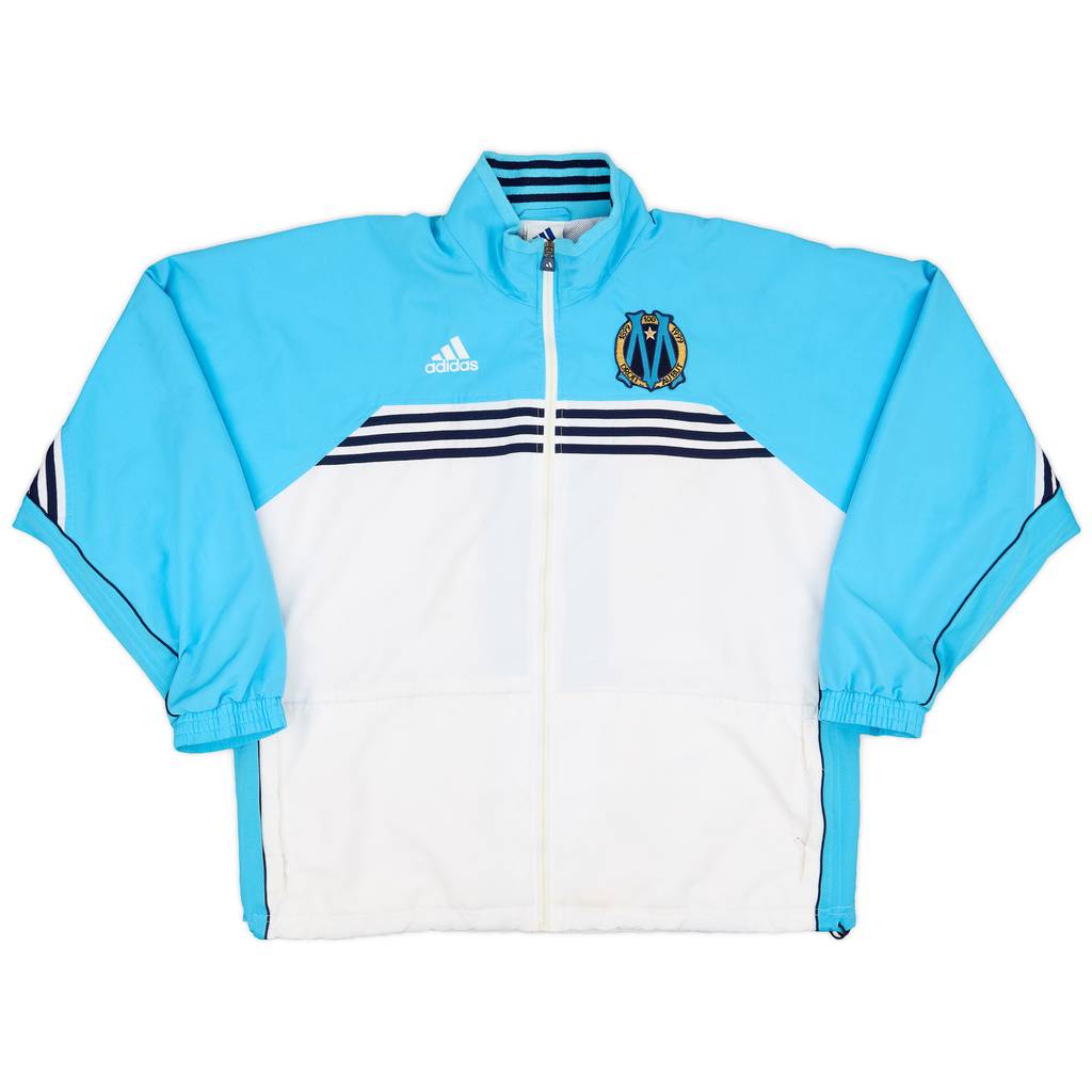 1999-00 Olympique Marseille adidas Track Jacket - 6/10 - (XL)