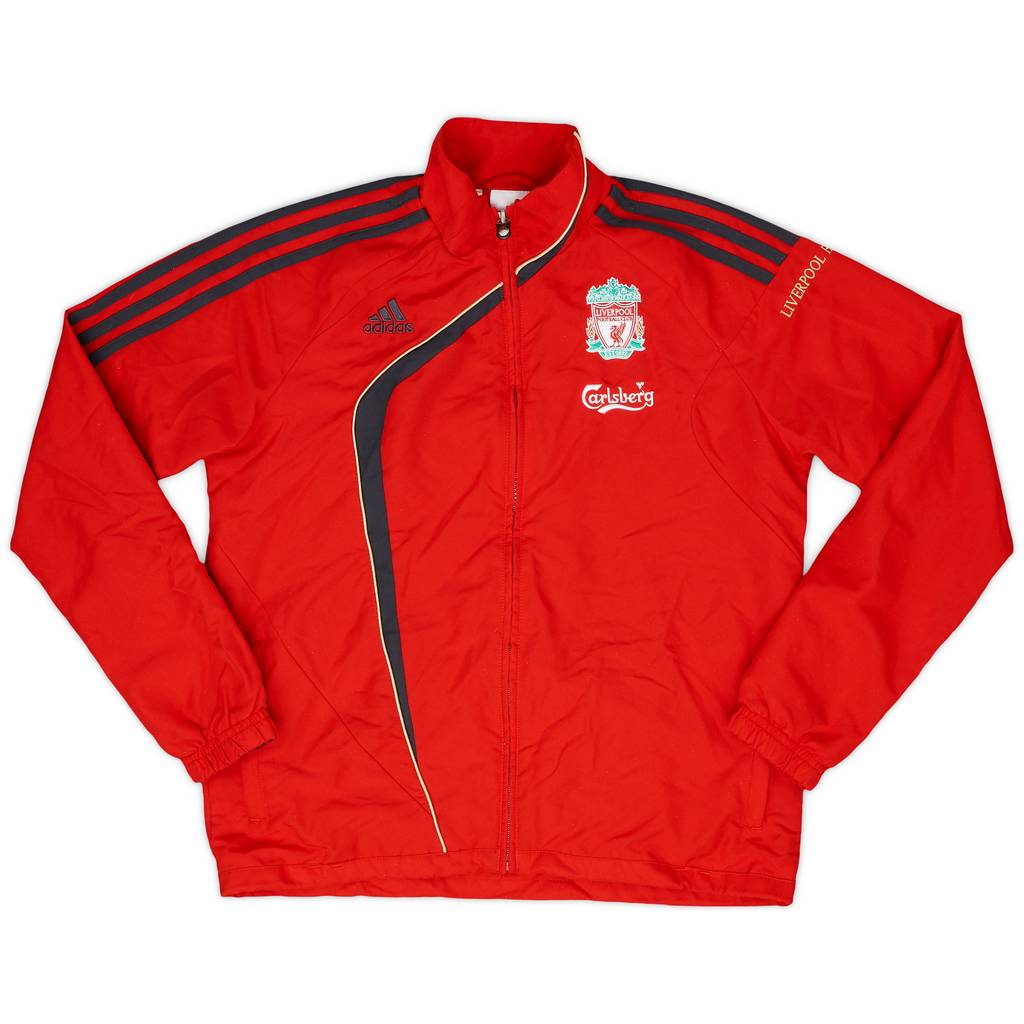 2009-10 Liverpool adidas Track Jacket - 9/10 - (M.Boys)